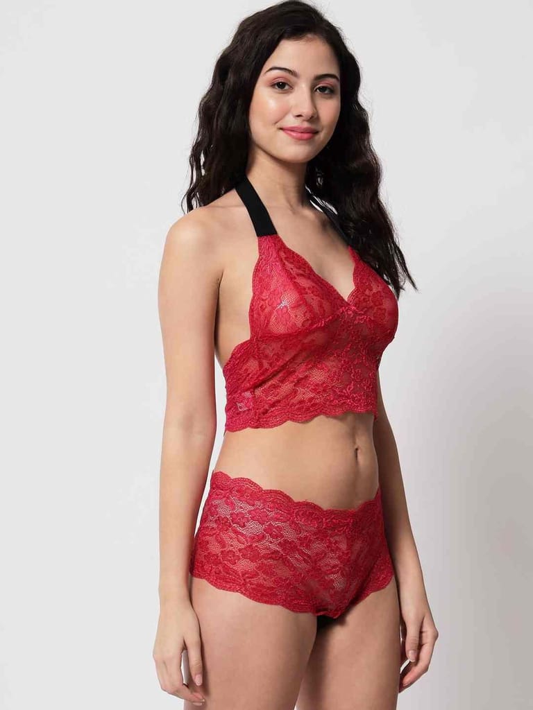 Hot Bridal Honeymoon Lace Bikini Set B18C - Nightwear & Loungewear | Buy online on ZillyBuy