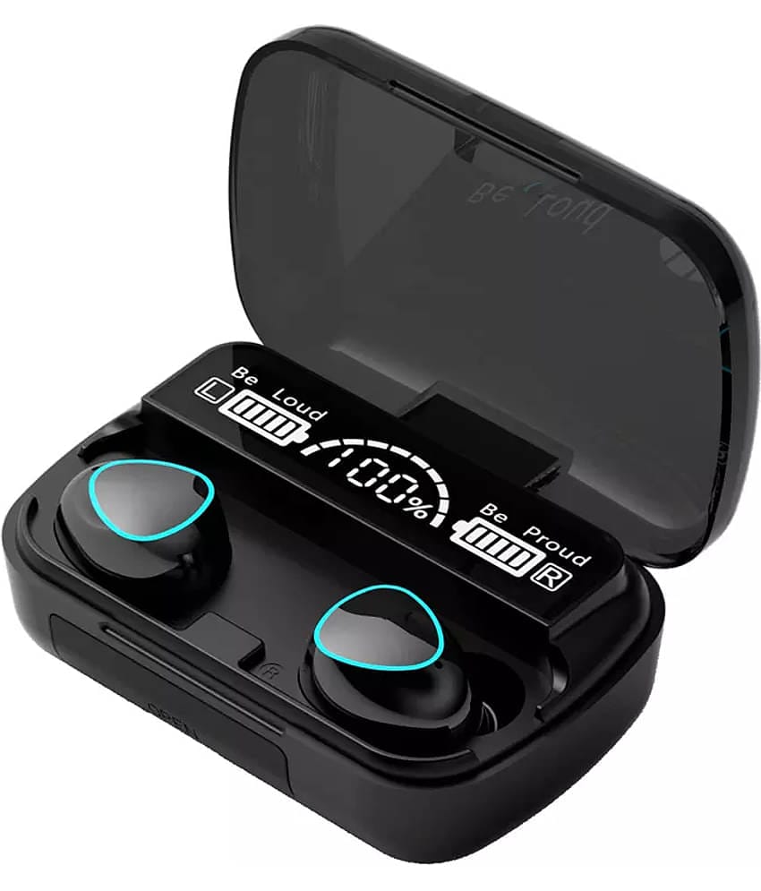 Life Like With Charging box In Ear Bluetooth Earphone 5 Hours Playback Bluetooth IPX4(Splash Proof) Auto pairing -Bluetooth V 5.1 Black