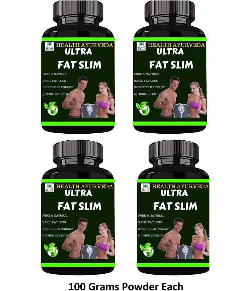 Health Ayurveda Ultra Fat Slim | Weight Loss Powder 400 Gm Pack of 4