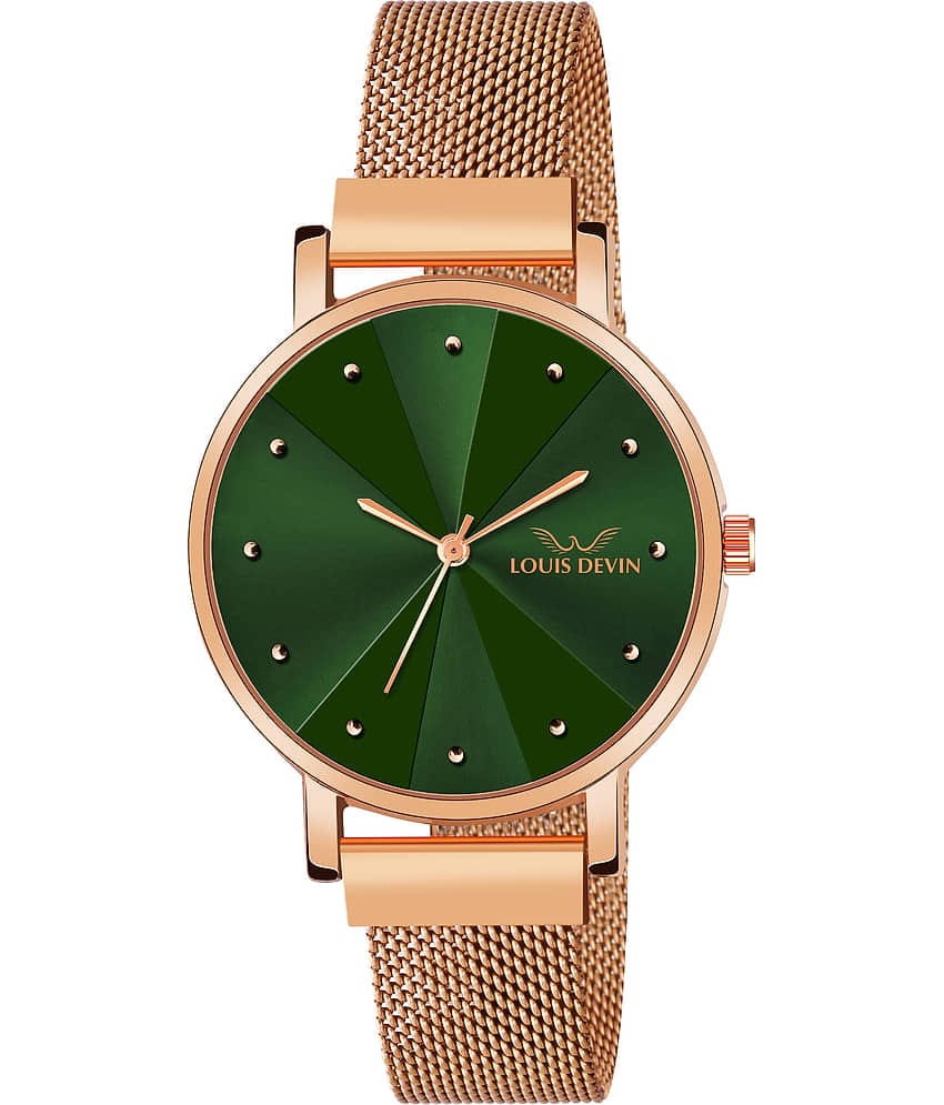 LOUIS DEVIN - Rose Gold Metal Analog Womens Watch