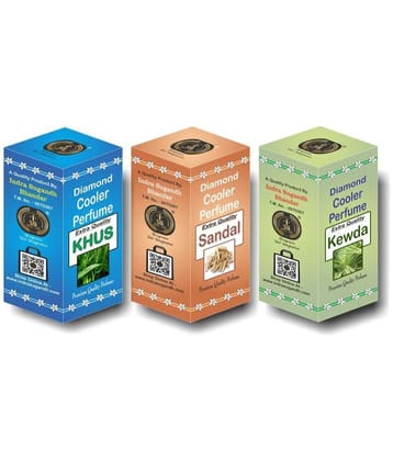 INDRA SUGANDH BHANDAR Khus Non- Alcoholic 25ml Attar ( Pack of 3 )