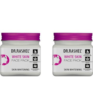 Dr.Rashel White Skin Face Pack,Brightens & Refreshes Skin,For All Skin Type,45 Ml (Pack of 2)
