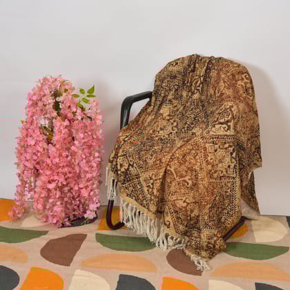 Vinatge Boho Handmade Throw-Width: 130 CM Length: 170 CM