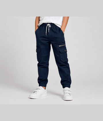 ICONIC ME Pack of 1 Boys 100% Cotton Jeans ( Navy )