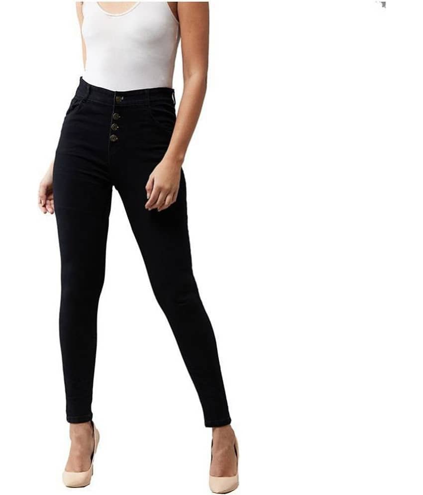 Dolce Crudo Denim Jeans - Black Single