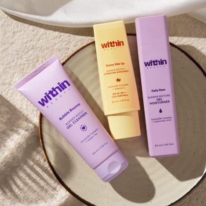 AM Routine for Oily Skin-100ml + 50ml + 50ml