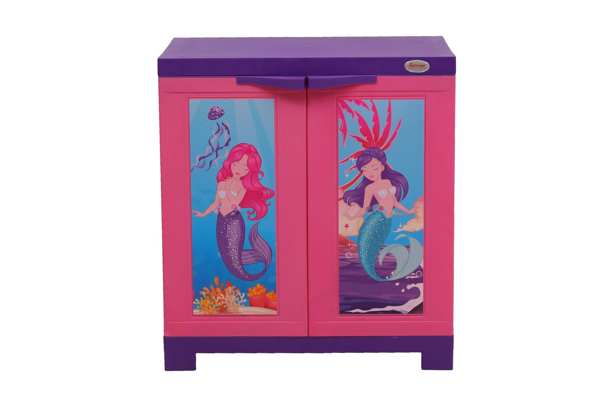 Supreme Furniture Fusion Doll Mini Waterproof Cupboard/Kids Furniture (Small Size, Pink/Violet) (DIY)