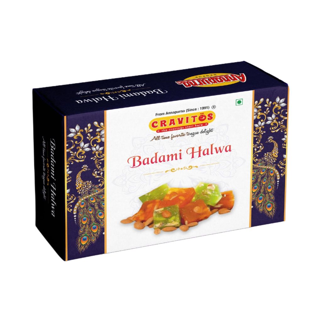 Cravitos Badami Halwa � Traditional Sweet Treat | Rich, Flavorful, and Delicious | Perfect for Post-Meal Indulgence