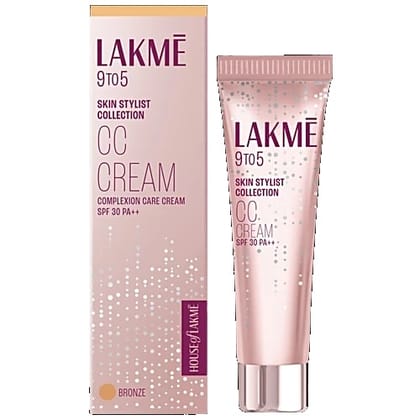 Lakme Face CC Complexion Care Cream SPF 30 Caramel, 30 g Bronze