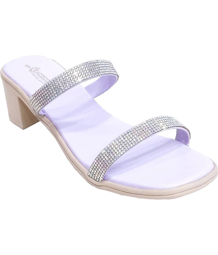 Racecourse - Purple Women's Slip On Heels