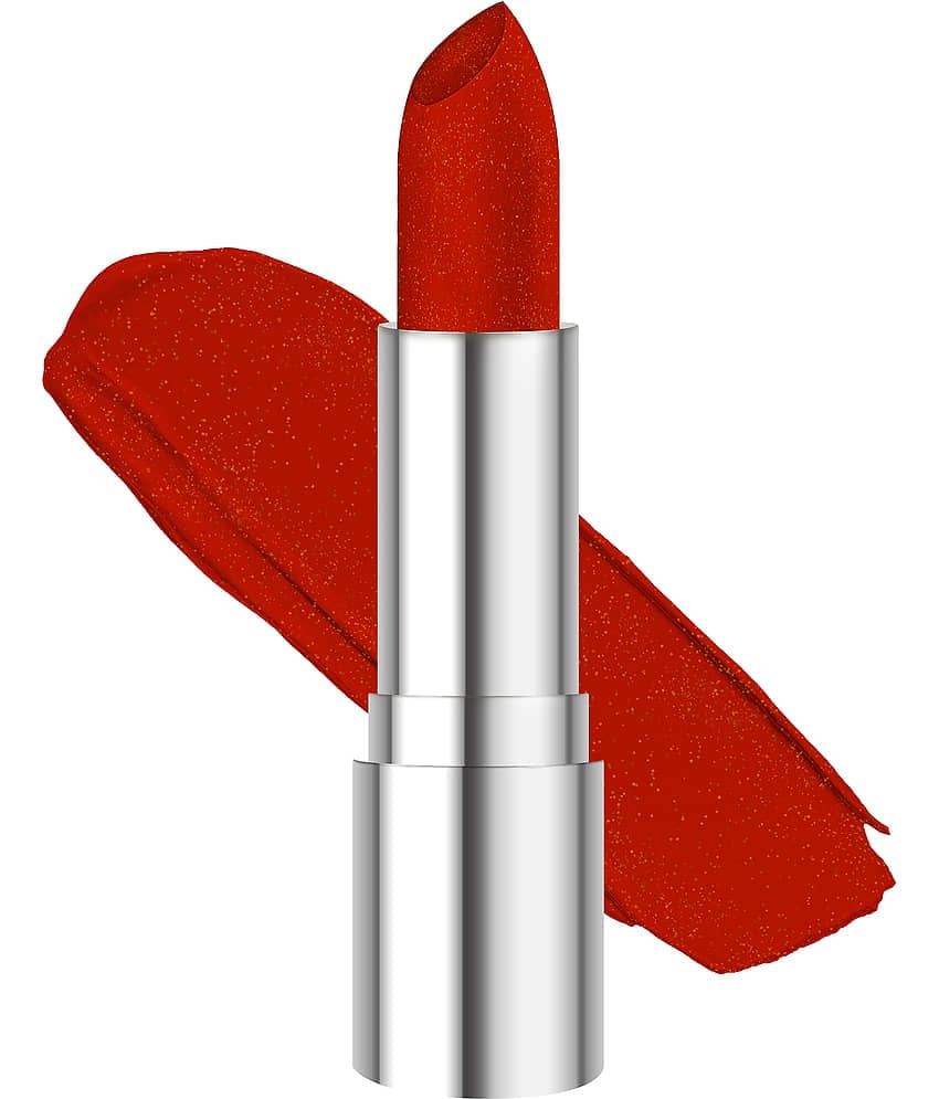 Colors Queen Queen Blast Shimmer Glitter Lipstick 4, Melting Orange (Shade - 05)