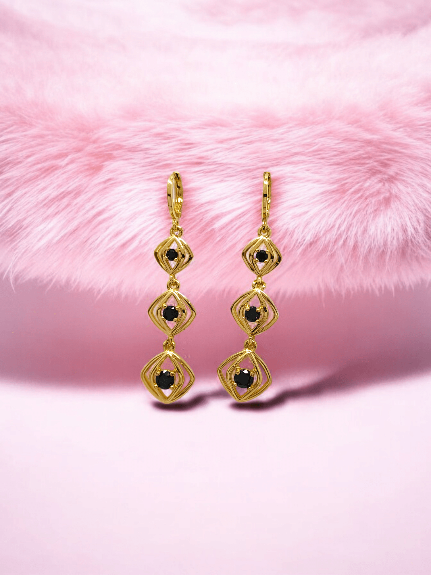 Black Diamond Earrings