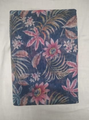 Elegant Indian Traditional Saree in Deep Blue