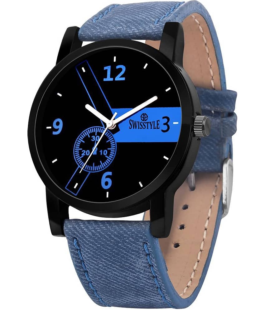 Swisstyle SS-GR825 Leather Analog Men's Watch