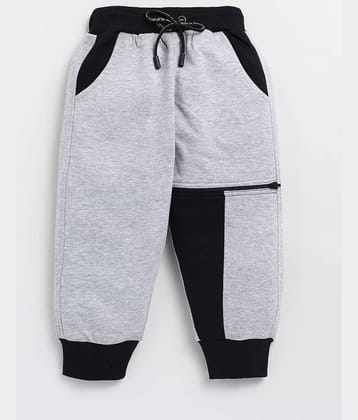 CUTOPIES Pack of 1 Boys Cotton Trackpant ( Light Grey )