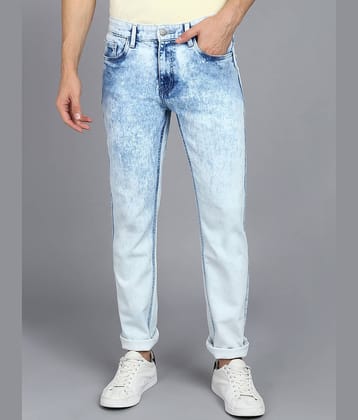 Urbano Fashion Slim Fit Washed Men's Jeans - Blue ( Pack of 1 )