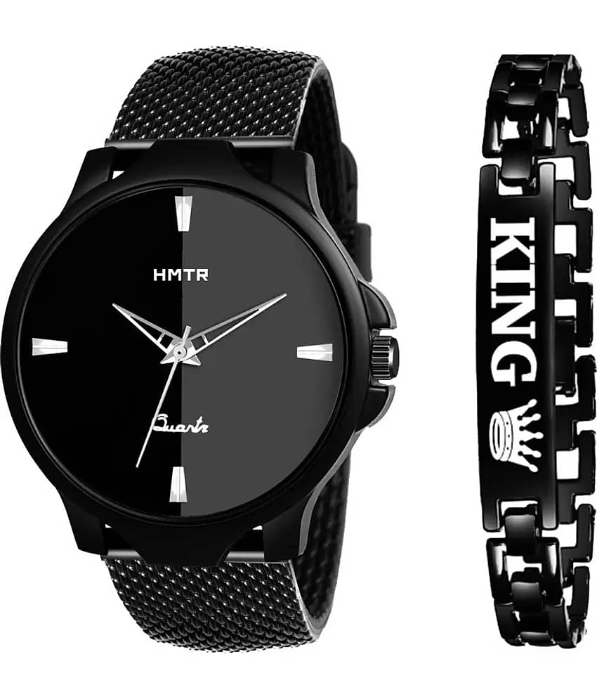 HMTr Black Rubber Analog Men's Watch