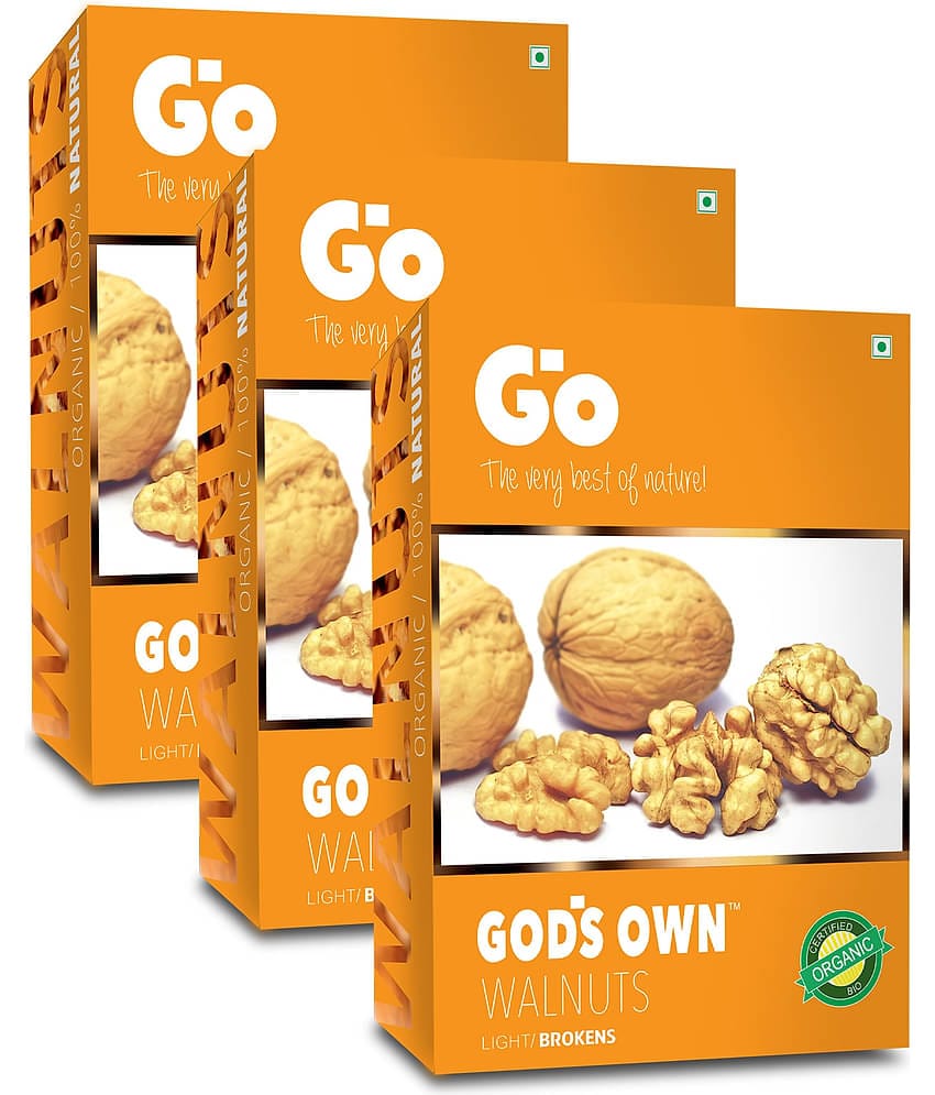 Go Light Broken Walnuts Kernels (Without Shell) 750g (250gx3) | New Crop | Broken Walnuts Kernels