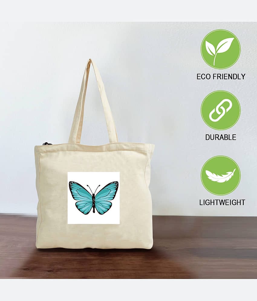 Ajanta Tote Bag Jute Set of 1 ( Off White )