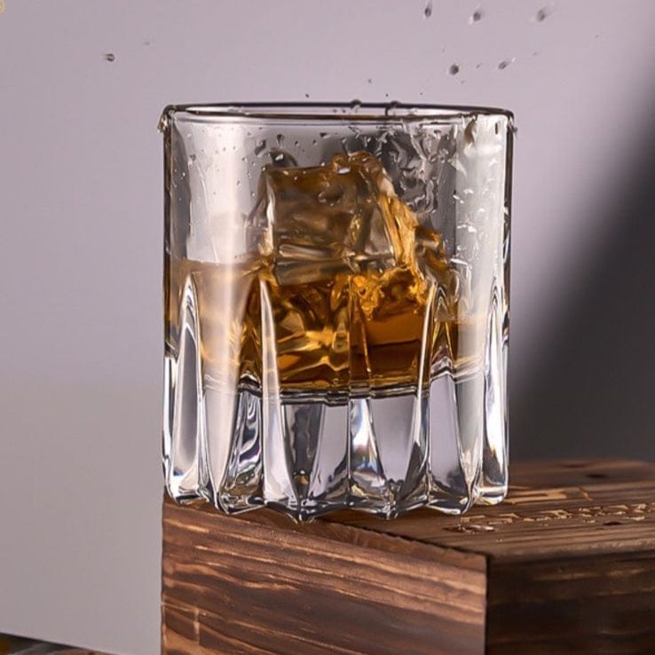 Solid Bottom Whiskey Glass - Set Of 6-Option B