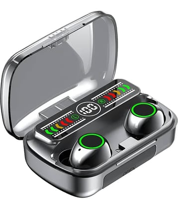 VEhop M100 with Power Bank Bluetooth True Wireless (TWS) In Ear 30 Hours Playback Comfirtable in ear fit IPX4(Splash & Sweat Proof) Black