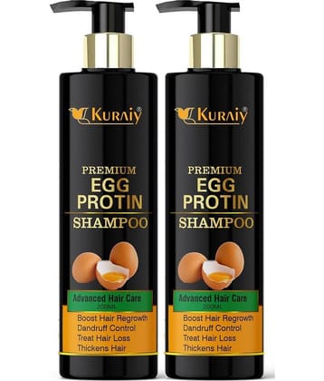 KURAIY EGGPROTEIN SHAMPOO FOR SMOOTH & SHINY HAIR 200ML PACK OF 2