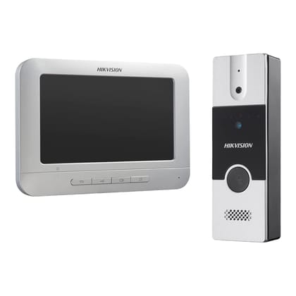 HIKVISION Analog Video Door Phone/Bell with 7" TFT LCD Screen Wired| 1080p Resolution