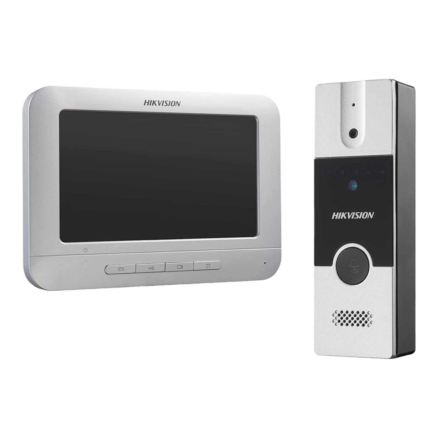 HIKVISION Analog Video Door Phone/Bell with 7" TFT LCD Screen Wired| 1080p Resolution