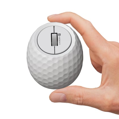 Portronics ToadPlay Golf Mini Wireless Bluetooth Mouse with Dual Wireless Connectivity (BT plus 2.4 GHz), Rechargeable Battery, Noise-Free Clicking, Multi-Device Pair, Adjust Sensitivity (White)