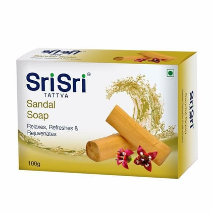 Sri Sri Tattva Sandal Soap, 100 gm