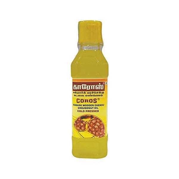Coros (Wooden Chekku-Cold Pressed)  Groundnut Oil 250 Ml