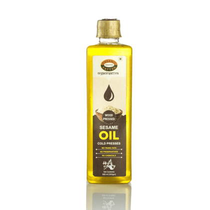Organic Sattva Cold Pressed Sesame Premium Oil - 500 mL