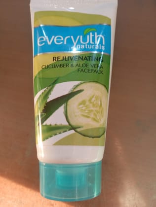 Everyuth naturals rejuvenating cucumber & aloe vera face pack