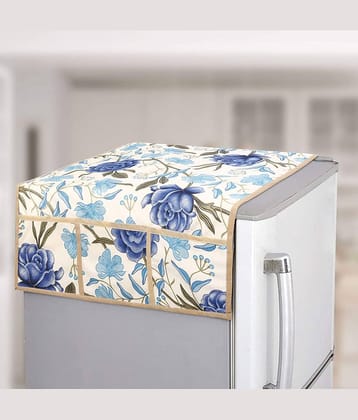 E-Retailer - Multicolor Polyester Fridge  Top Cover (Pack of 1)