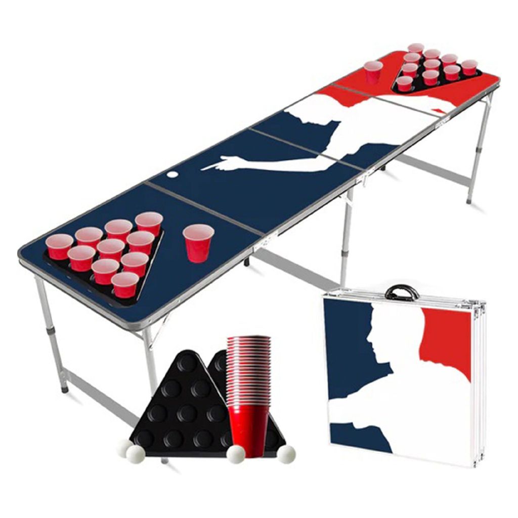 Beer Pong Table Red & Blue Design - Party and Festive Needs | Buy online on ZillyBuy