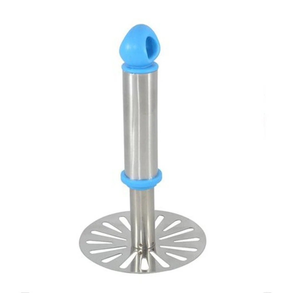 Stainless Steel Potato Masher, PauBhaji Masher (Multicolor)