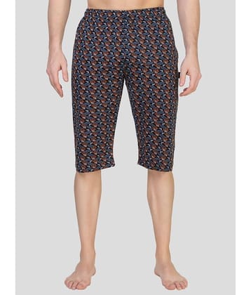 Zeffit - Brown Cotton Men's Three-Fourths ( Pack of 1 )