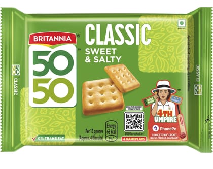 Britannia 50-50 Sweet & Salty Biscuits Britannia 50-50 Sweet & Salty Biscuits