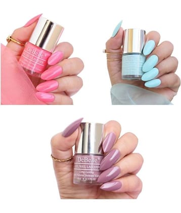 DeBelle Multi Glossy Nail Polish 24 ( Pack of 3 )