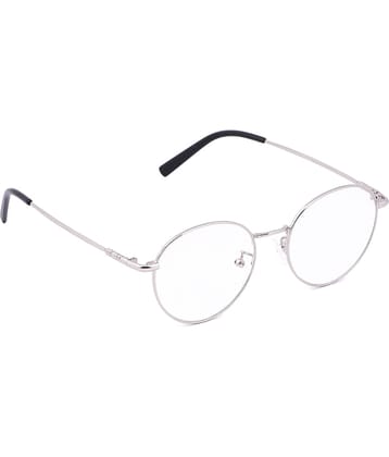 Admire Silver Full Rim Round Computer Glasses ( Pack of 1 )