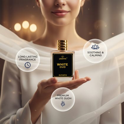 White Oud Original Unisex Perfume | Luxurious & Romantic | Exotic, Impresive & Long Lasting Perfume -50 mL