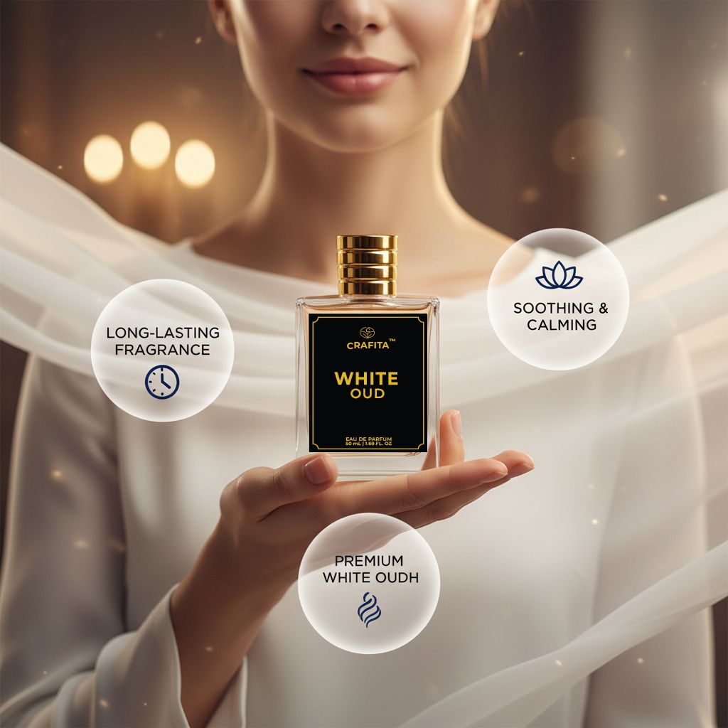 White Oud Original Unisex Perfume | Luxurious & Romantic | Exotic, Impresive & Long Lasting Perfume -50 mL