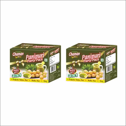 Chaman Pani Puri Party Pack, 200 gm - Pack of 2