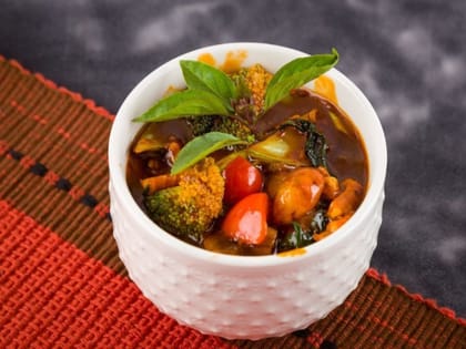 Asian Greens In Choice Of Sauce