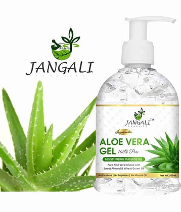 PURE Jangali ORGANICS PURE Aloe Vera Gel - Moisturize Skin & Younger Looking (300 ml)