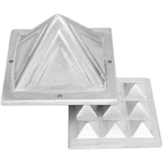 Sambhaav 2-Layer Aluminum Vastu Pyramid for Energy Balance  Harmony