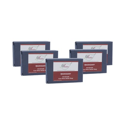 Artnweavess Mahogany Cow Ghee Herbal Soap, 100 gm - Pack of 5