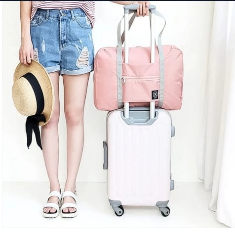 Large Capacity Luggage Bag, Foldable Waterproof Travel Bag (1 Pc / Mix Color)