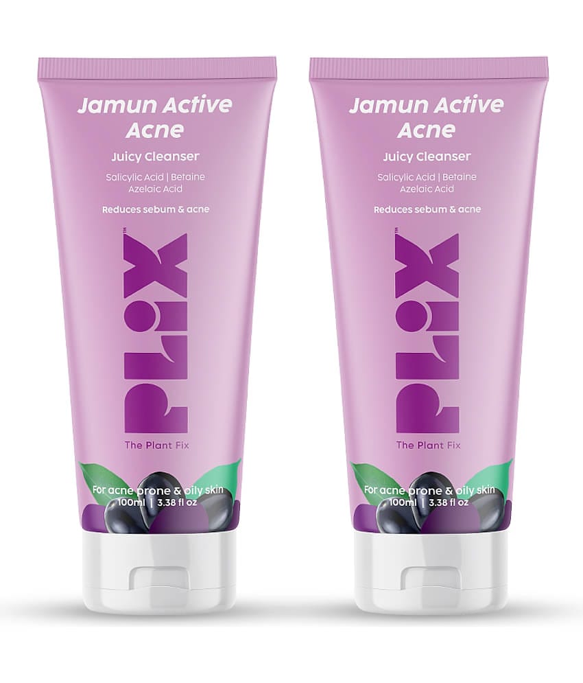Plix Salicylic Acid Jamun Cleanser Gel For Active Acne & Oil Control Face Wash(200 ml)