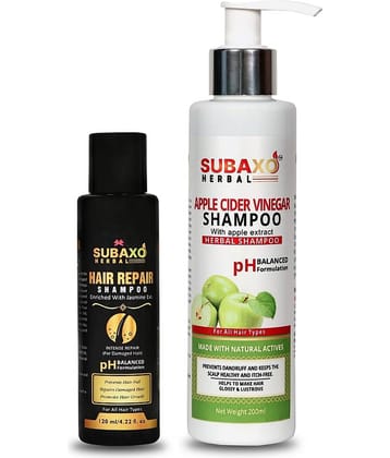 Herbal Hair Repair Shampoo 120 Ml & Apple Cider Vinegar Shampoo 200 Ml